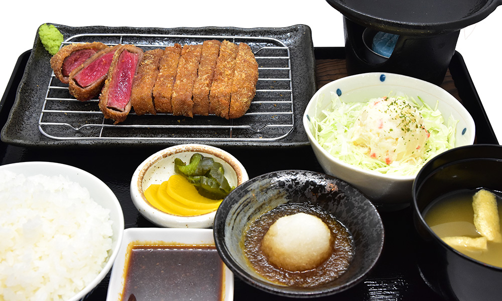 北海道牛かつ御膳(上) 北海道牛かつ御膳(上)
