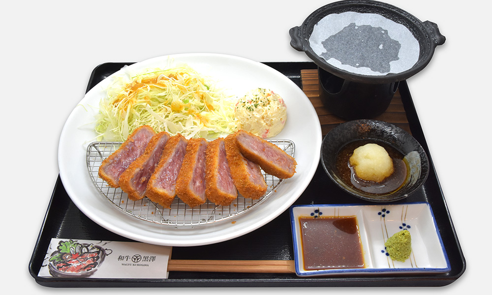 牛かつ御膳（上） Hokkaido Beef Cutlet Set（ Rank B ） 北海道炸牛排套餐 ( Rank B ) 홋카이도 규카츠 세트 ( Rank B )
